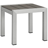 Modway - Shore Outdoor Patio Aluminum Side Table - EEI-2248
