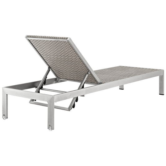 Modway - Shore Outdoor Patio Aluminum Rattan Chaise - EEI-2250
