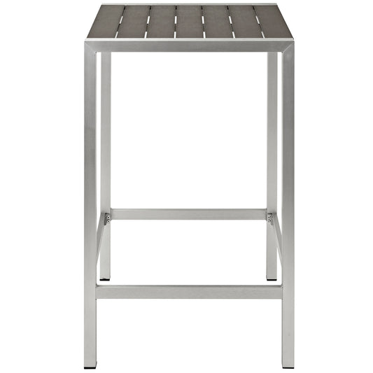 Modway - Shore Outdoor Patio Aluminum Bar Table - EEI-2256