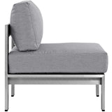 Modway - Shore Armless Outdoor Patio Aluminum Chair - EEI-2263