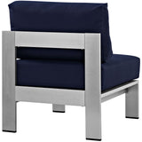 Modway - Shore Armless Outdoor Patio Aluminum Chair - EEI-2263
