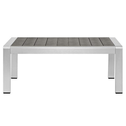 Modway - Shore Outdoor Patio Aluminum Coffee Table - EEI-2268
