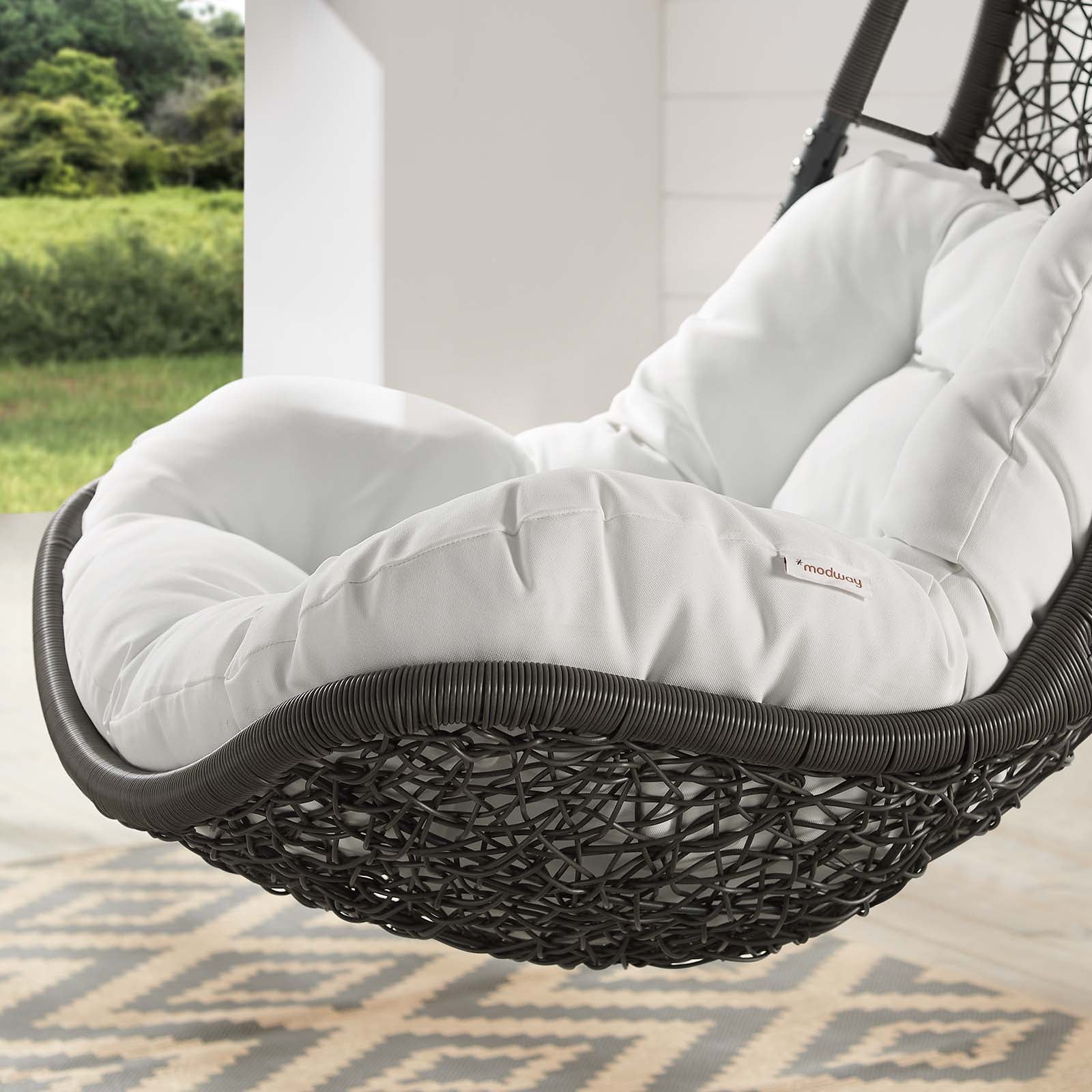 Modway - Abate Wicker Rattan Outdoor Patio Swing Chair - EEI-2276