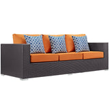 Modway - Convene 9 Piece Outdoor Patio Sofa Set - EEI-2354