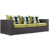 Modway - Convene 9 Piece Outdoor Patio Sofa Set - EEI-2354