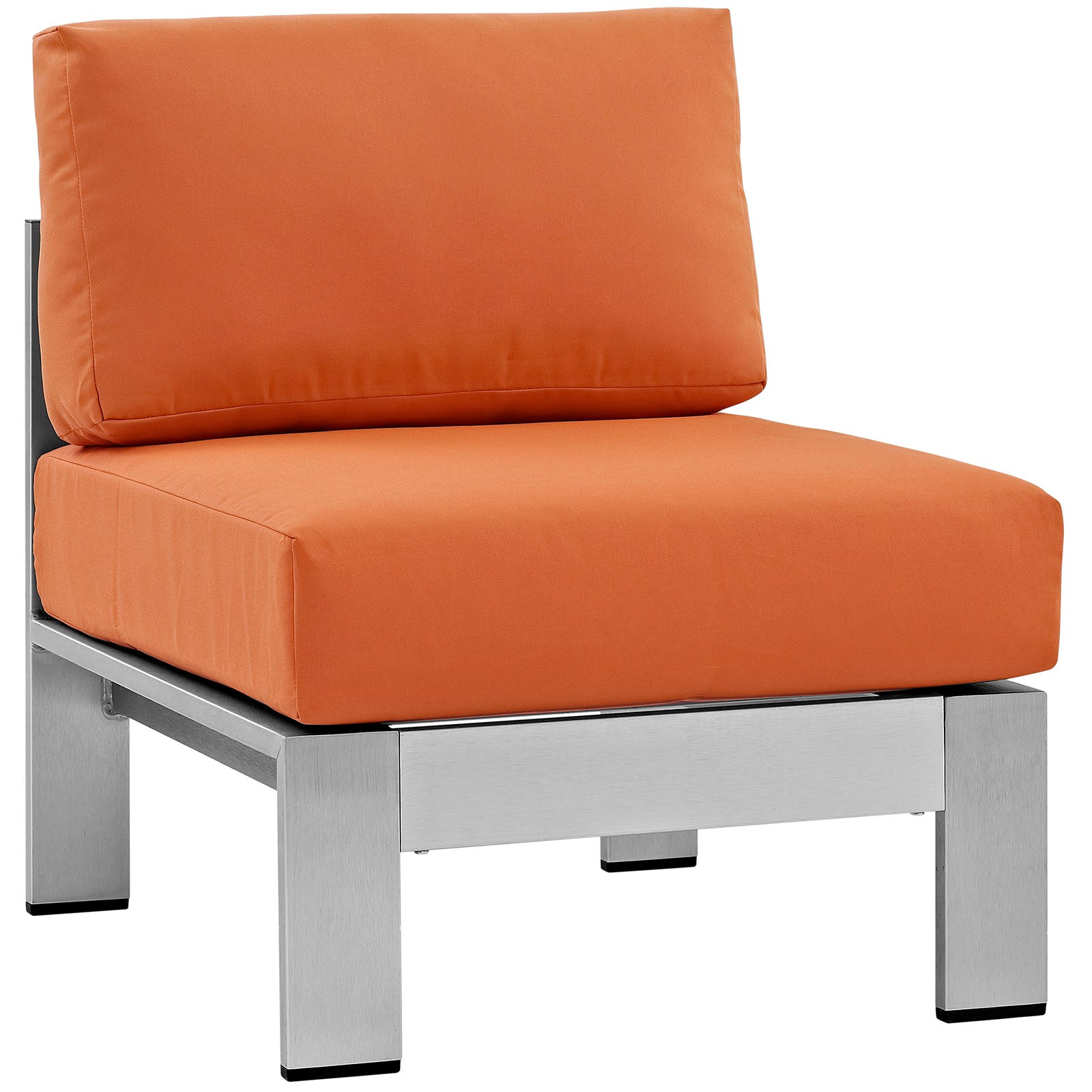 Modway - Shore 5 Piece Outdoor Patio Aluminum Sectional Sofa Set - EEI-2557