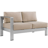 Modway - Shore 6 Piece Outdoor Patio Aluminum Sectional Sofa Set - EEI-2561