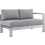 Modway - Shore 6 Piece Outdoor Patio Aluminum Sectional Sofa Set - EEI-2561