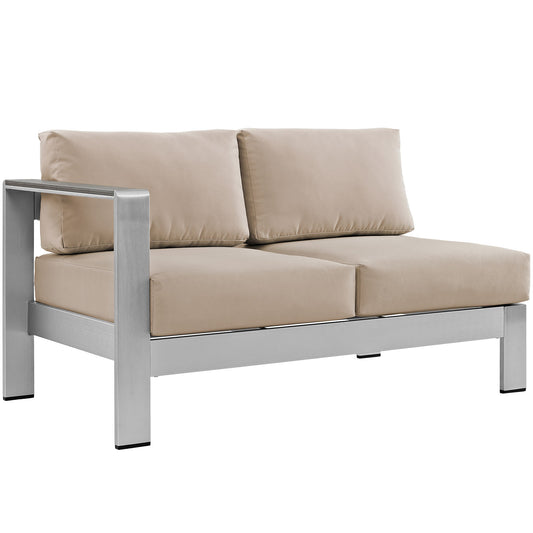 Modway - Shore 4 Piece Outdoor Patio Aluminum Sectional Sofa Set - EEI-2563