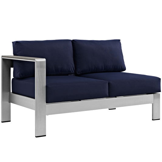 Modway - Shore 6 Piece Outdoor Patio Aluminum Sectional Sofa Set - EEI-2565