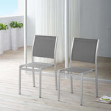 Modway - Shore Side Chair Outdoor Patio Aluminum Set of 2 - EEI-2585