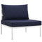 Modway - Harmony Armless Outdoor Patio Aluminum Chair - EEI-2600