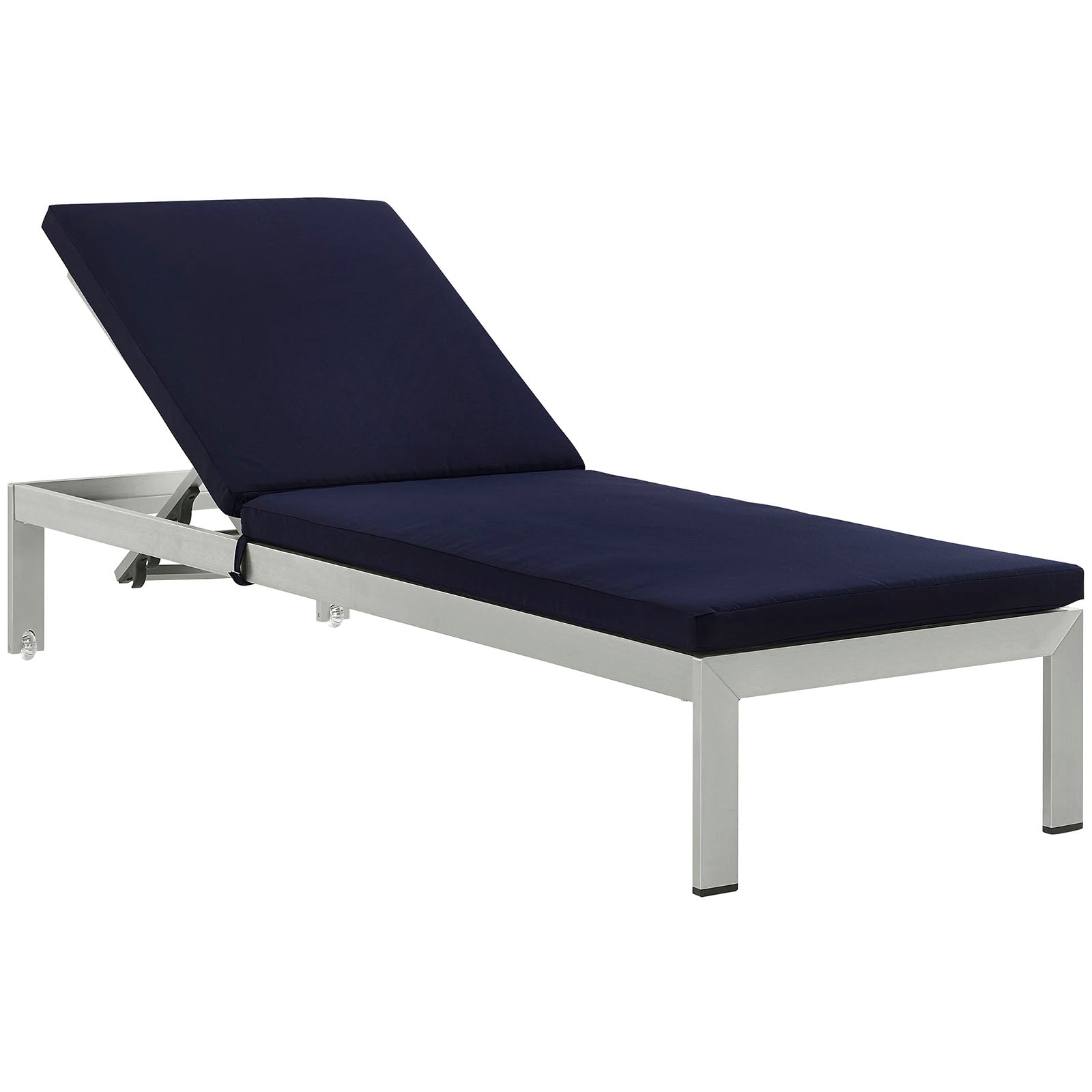 Modway - Shore Outdoor Patio Aluminum Chaise with Cushions - EEI-2660
