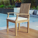 Modway - Marina Outdoor Patio Teak Dining Chair - EEI-2701