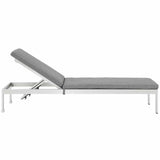 Modway - Shore 3 Piece Outdoor Patio Aluminum Chaise with Cushions - EEI-2736