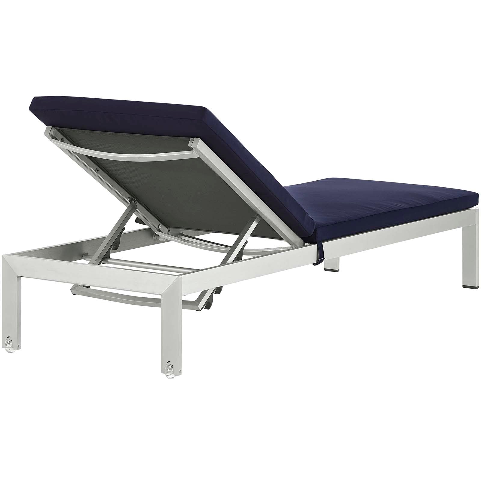 Modway - Shore Chaise with Cushions Outdoor Patio Aluminum Set of 2 - EEI-2737