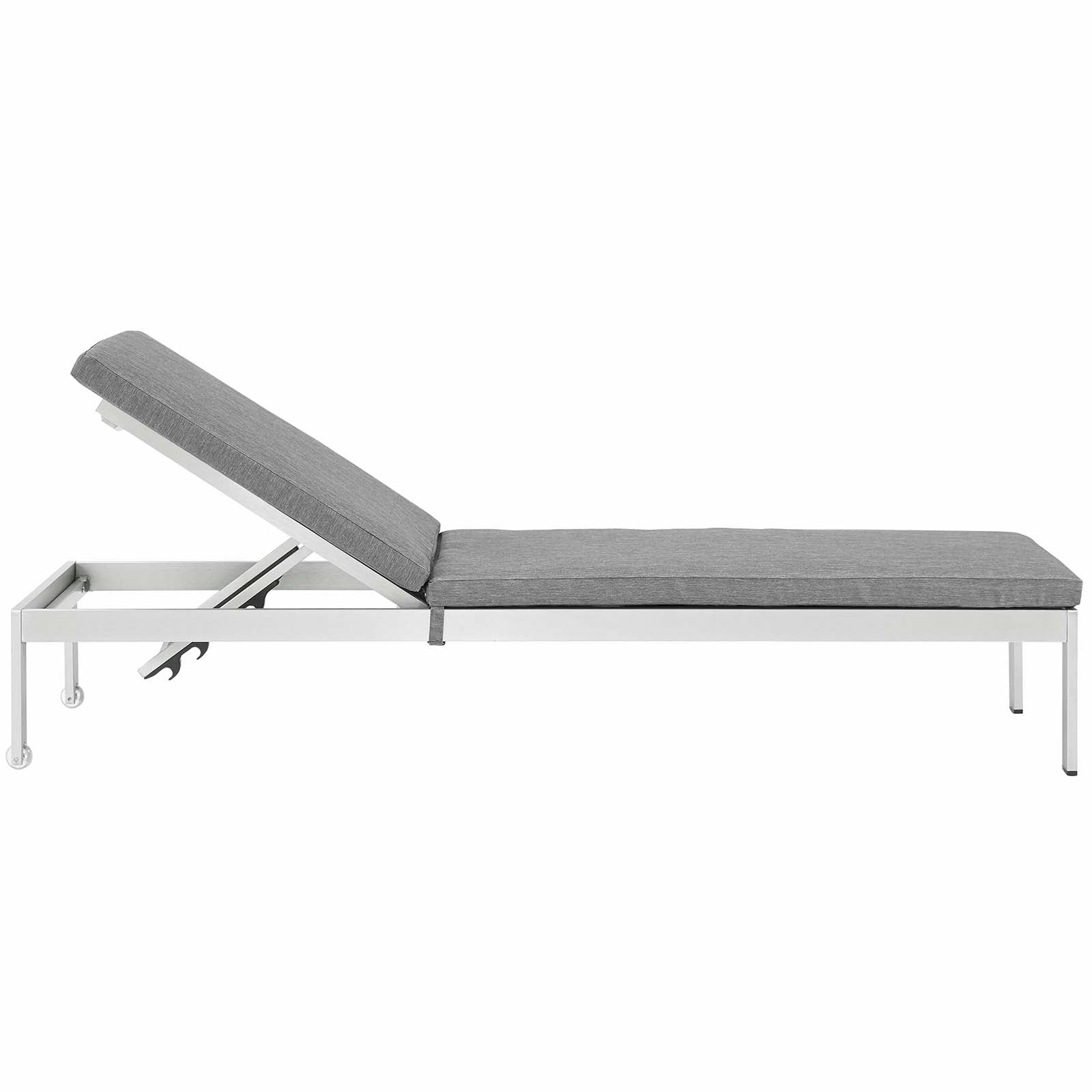 Modway - Shore Chaise with Cushions Outdoor Patio Aluminum Set of 4 - EEI-2738