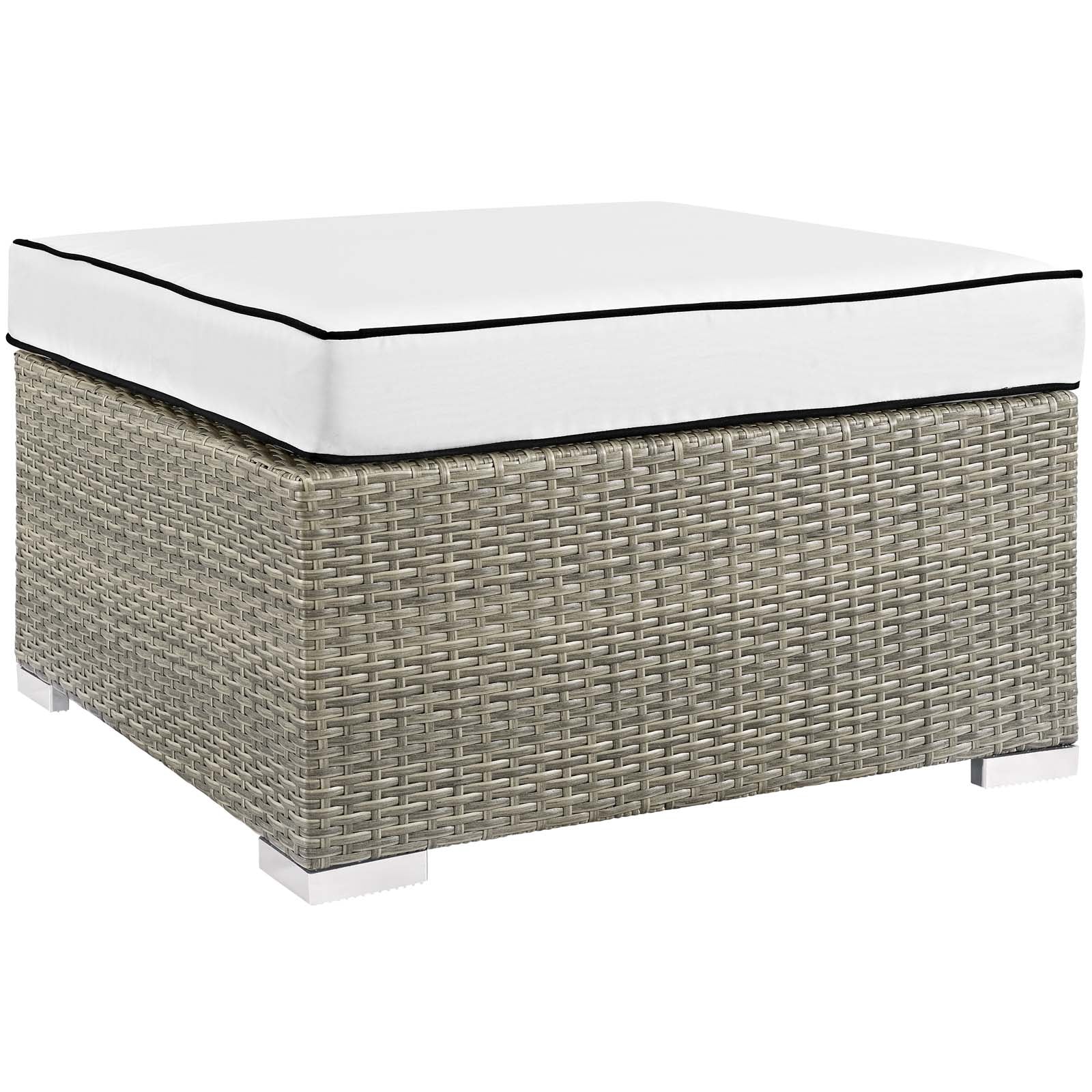 Modway - Repose Outdoor Patio Upholstered Fabric Ottoman - EEI-2962