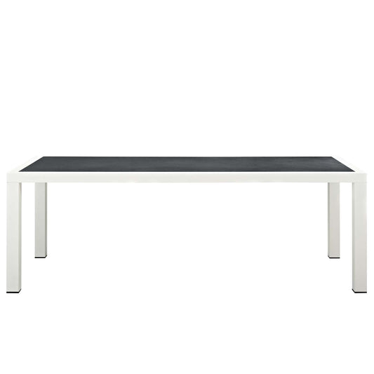 Modway - Stance 90.5" Outdoor Patio Aluminum Dining Table - EEI-3052
