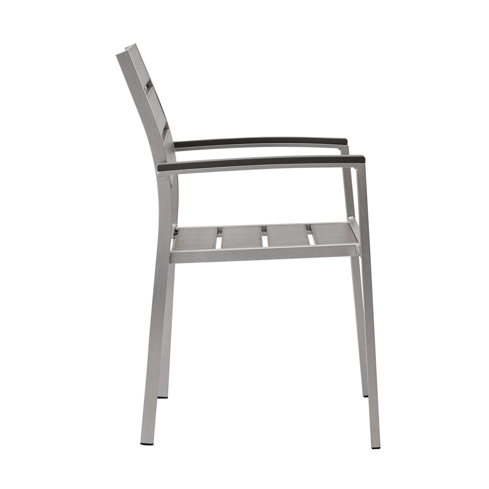 Modway - Shore Outdoor Patio Aluminum Dining Armchair - EEI-3130