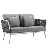 Modway - Stance 4 Piece Outdoor Patio Aluminum Sectional Sofa Set - EEI-3161