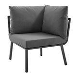 Modway - Riverside Outdoor Patio Aluminum Corner Chair - EEI-3569