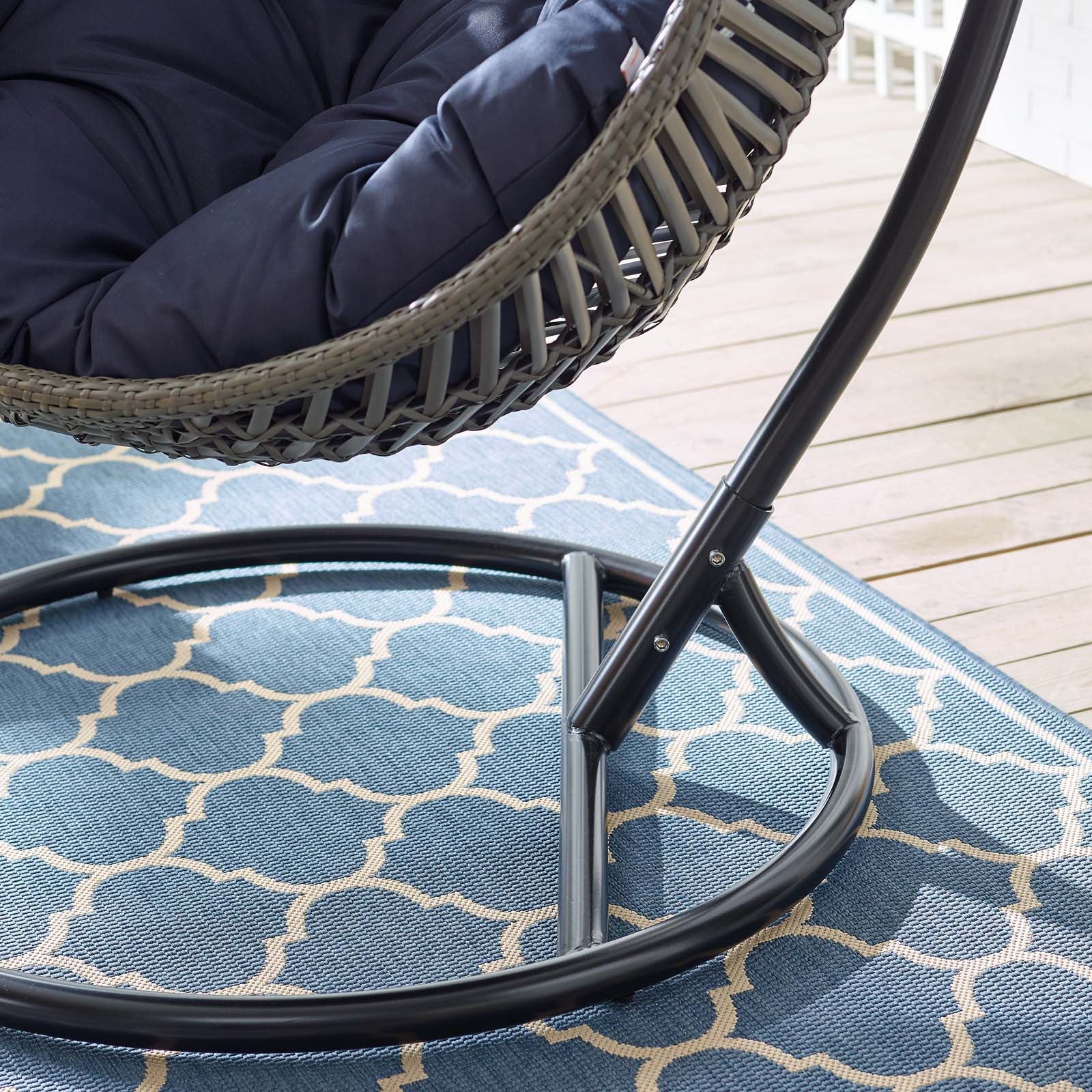 Modway - Garner Teardrop Outdoor Patio Swing Chair - EEI-3614