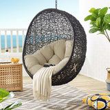 Modway - Encase Sunbrella® Fabric Swing Outdoor Patio Lounge Chair Without Stand - EEI-3635