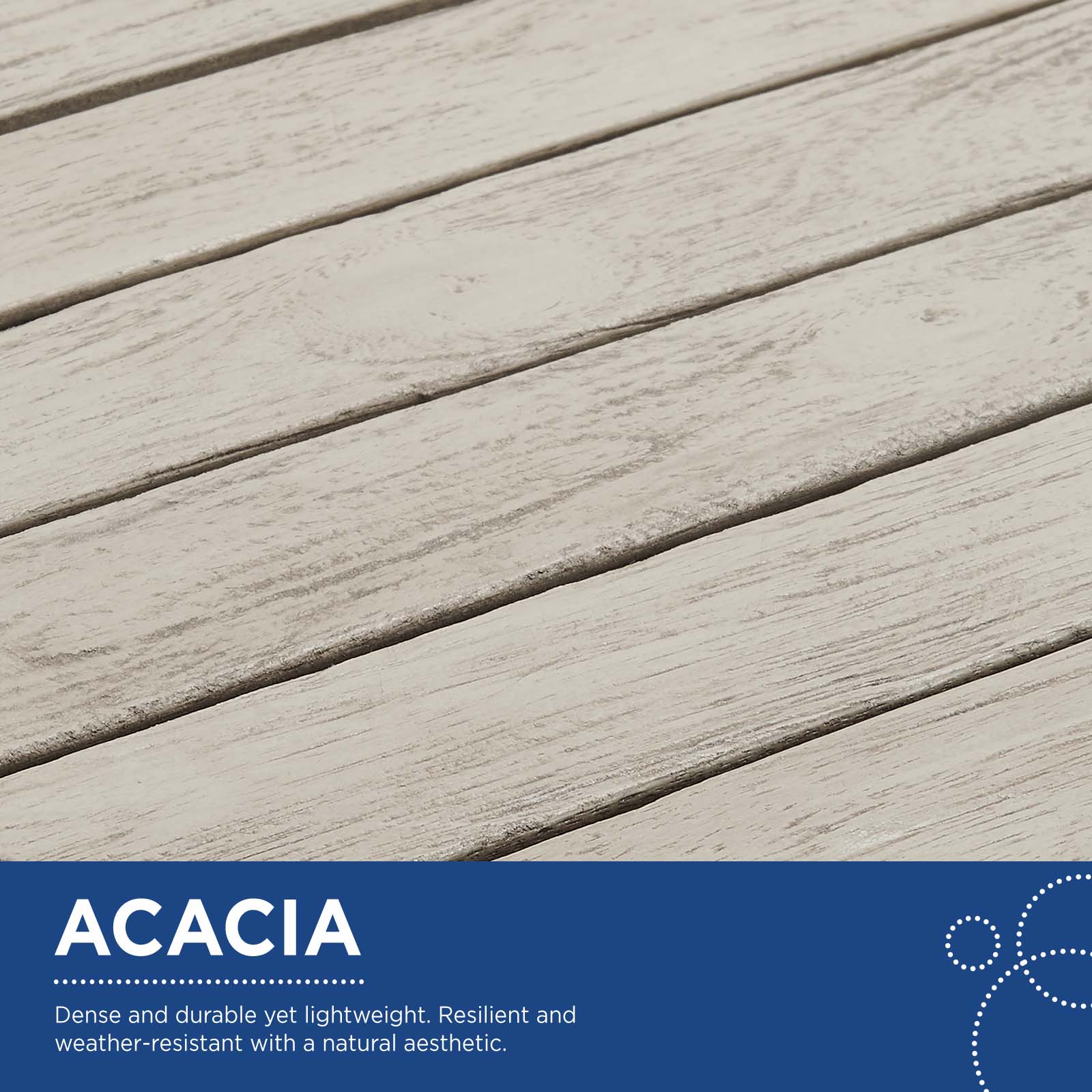 Modway - Wiscasset Outdoor Patio Acacia Wood Armchair - EEI-3683