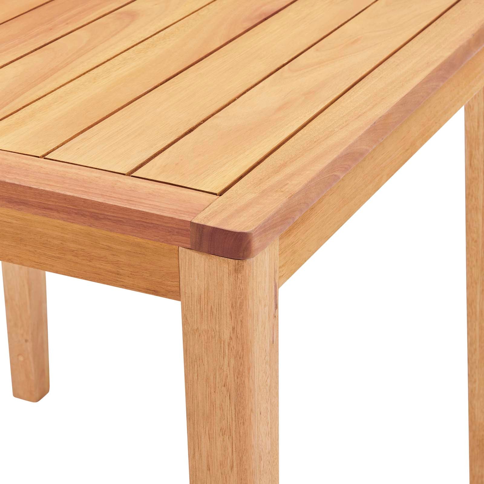 Modway - Portsmouth Karri Wood Outdoor Patio Bar Table - EEI-3690