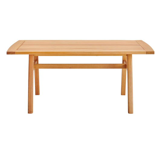 Modway - Orlean 57" Outdoor Patio Eucalyptus Wood Dining Table - EEI-3699