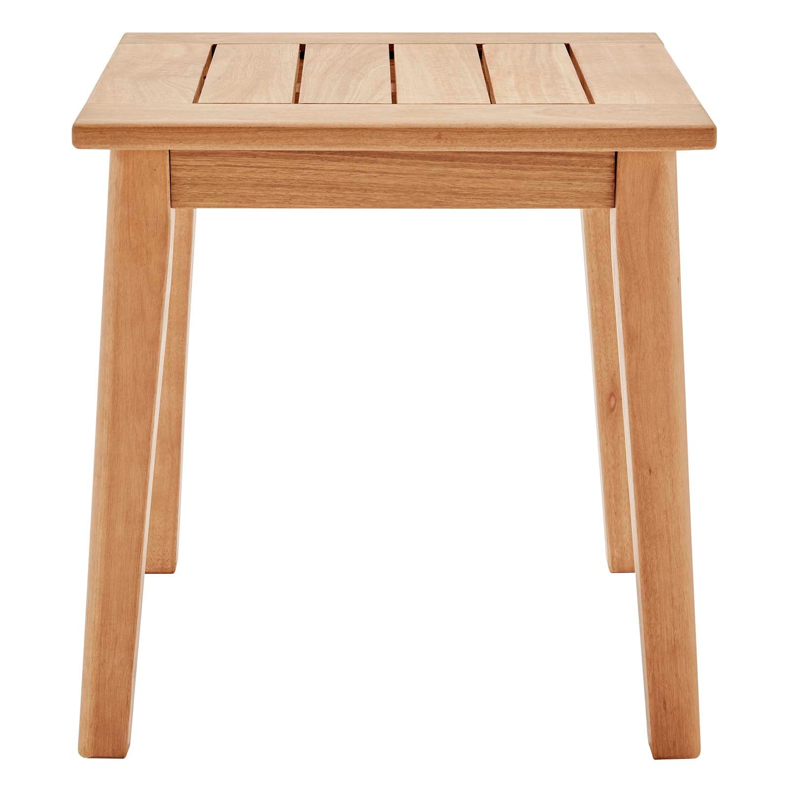Modway - Viewscape Outdoor Patio Ash Wood End Table - EEI-3712