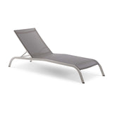Modway - Savannah Mesh Chaise Outdoor Patio Aluminum Lounge Chair - EEI-3721