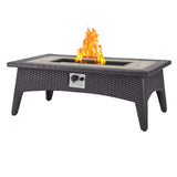 Modway - Convene 4 Piece Set Outdoor Patio with Fire Pit - EEI-3725