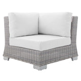 Modway - Conway Sunbrella® Outdoor Patio Wicker Rattan Corner Chair - EEI-3970