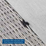 Modway - Conway Sunbrella® Outdoor Patio Wicker Rattan Ottoman - EEI-3971