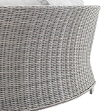 Modway - Conway Sunbrella® Outdoor Patio Wicker Rattan Round Corner Chair - EEI-3979
