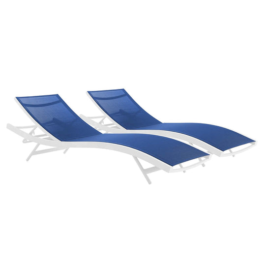 Modway - Glimpse Outdoor Patio Mesh Chaise Lounge Set of 2 - EEI-4038