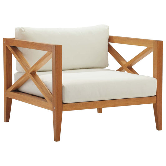 Modway - Northlake Outdoor Patio Premium Grade A Teak Wood Armchair Set of 2 - EEI-4041