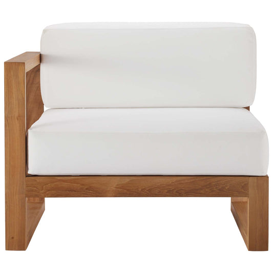 Modway - Upland Outdoor Patio Teak Wood Left-Arm Chair - EEI-4124