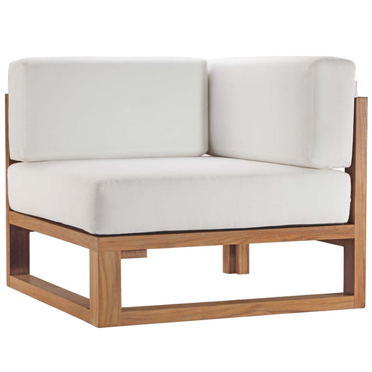 Modway - Upland Outdoor Patio Teak Wood Corner Chair - EEI-4126