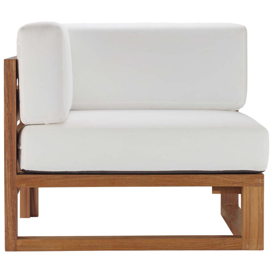 Modway - Upland Outdoor Patio Teak Wood Corner Chair - EEI-4126