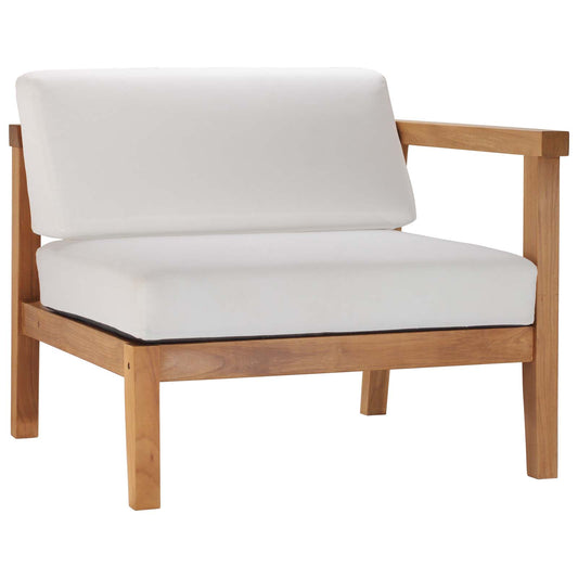 Modway - Bayport Outdoor Patio Teak Wood Right-Arm Chair - EEI-4129