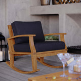 Modway - Marina Outdoor Patio Teak Rocking Chair - EEI-4177