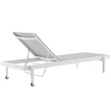 Modway - Charleston Outdoor Patio Aluminum Chaise Lounge Chair Set of 4 - EEI-4205
