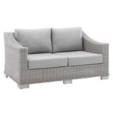 Modway - Conway Sunbrella® Outdoor Patio Wicker Rattan 4-Piece Furniture Set - EEI-4355