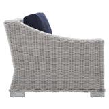 Modway - Conway Sunbrella® Outdoor Patio Wicker Rattan 5-Piece Sectional Sofa Set - EEI-4357