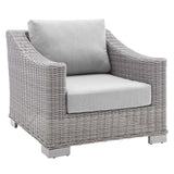 Modway - Conway Sunbrella® Outdoor Patio Wicker Rattan 4-Piece Furniture Set - EEI-4359