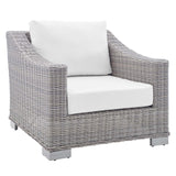 Modway - Conway Sunbrella® Outdoor Patio Wicker Rattan 7-Piece Sectional Sofa Set - EEI-4362