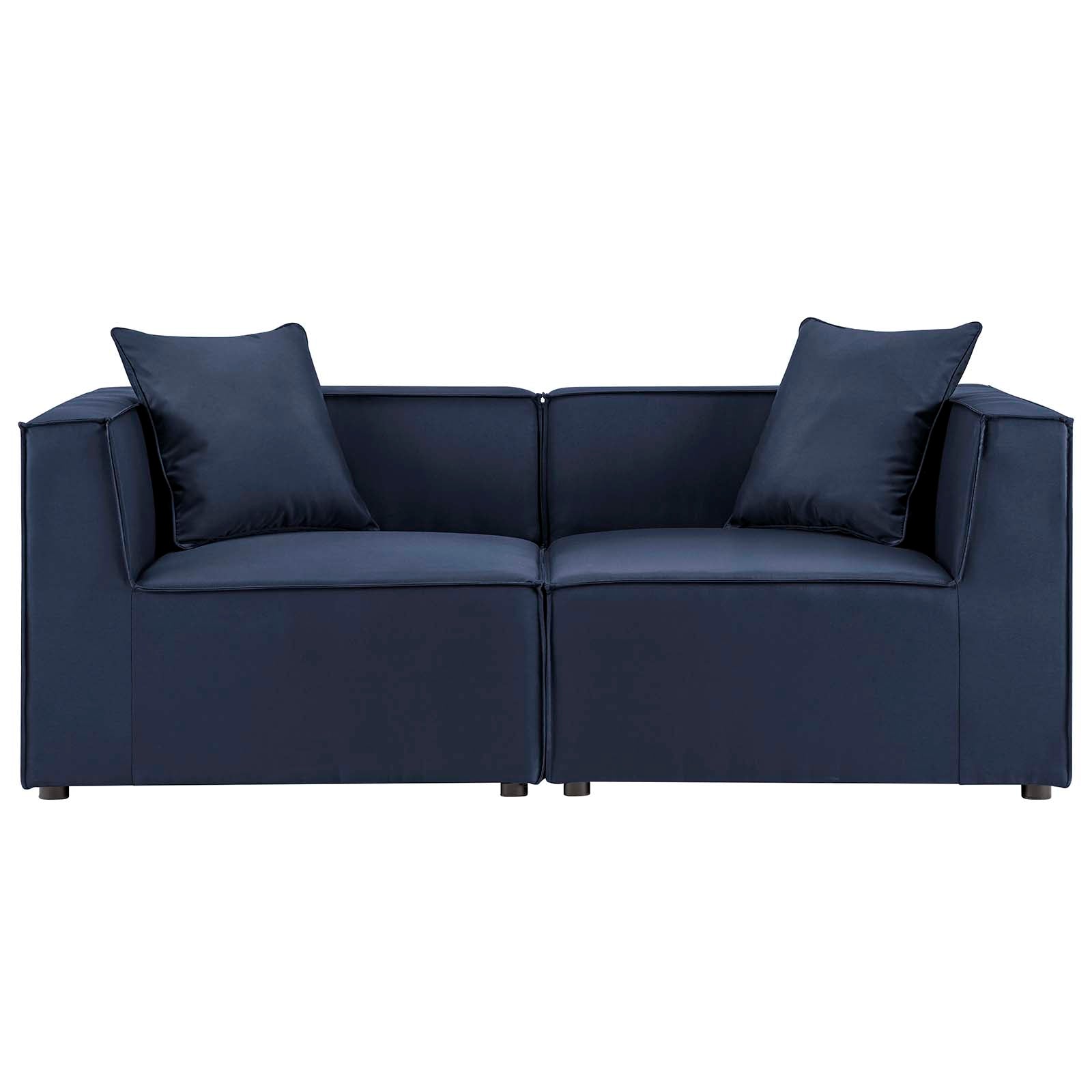 Modway - Saybrook Outdoor Patio Upholstered 2-Piece Sectional Sofa Loveseat - EEI-4377